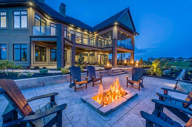 Custom home by Stellar Homes – high-end craftsmanship and timeless design for acreage living at Excella Equine Estates.