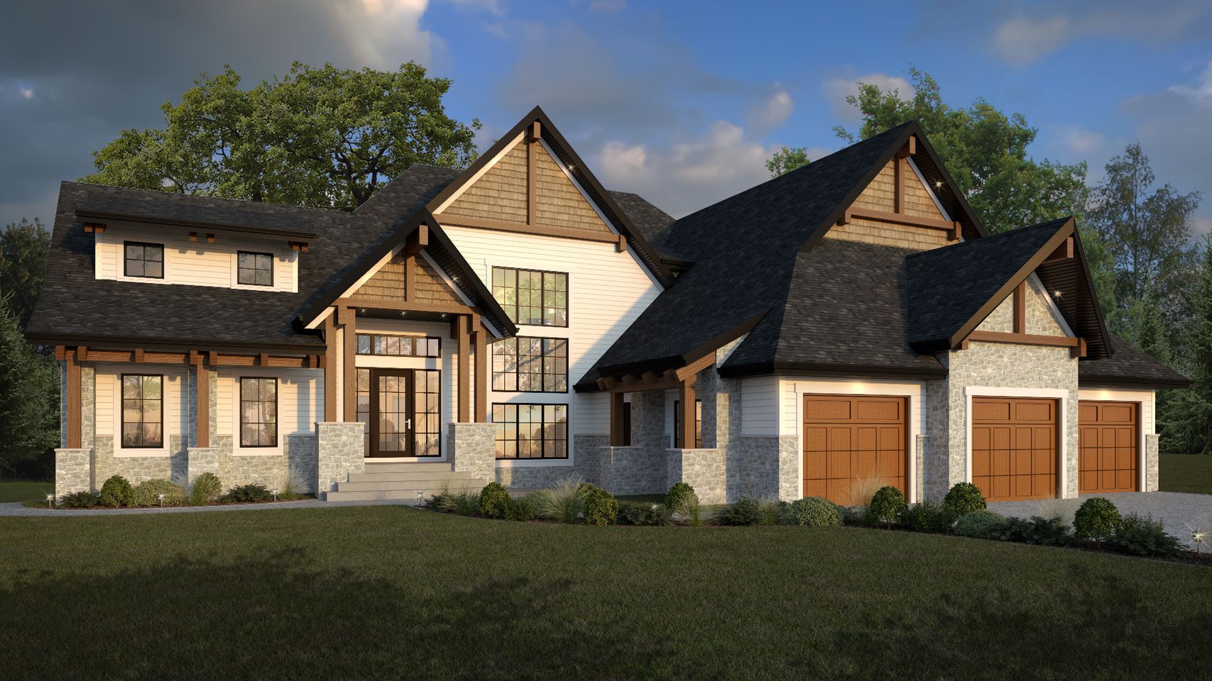 Stonewood Homes custom ranch-style design – quality rural residential home builder for equestrian acreages in Stony Plain.